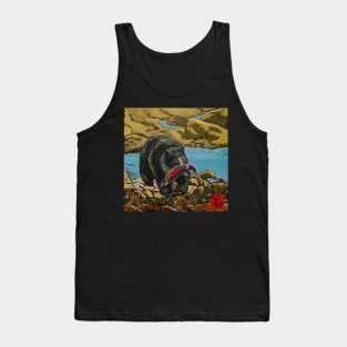 Black Bear and Salmon west coast Tank Top